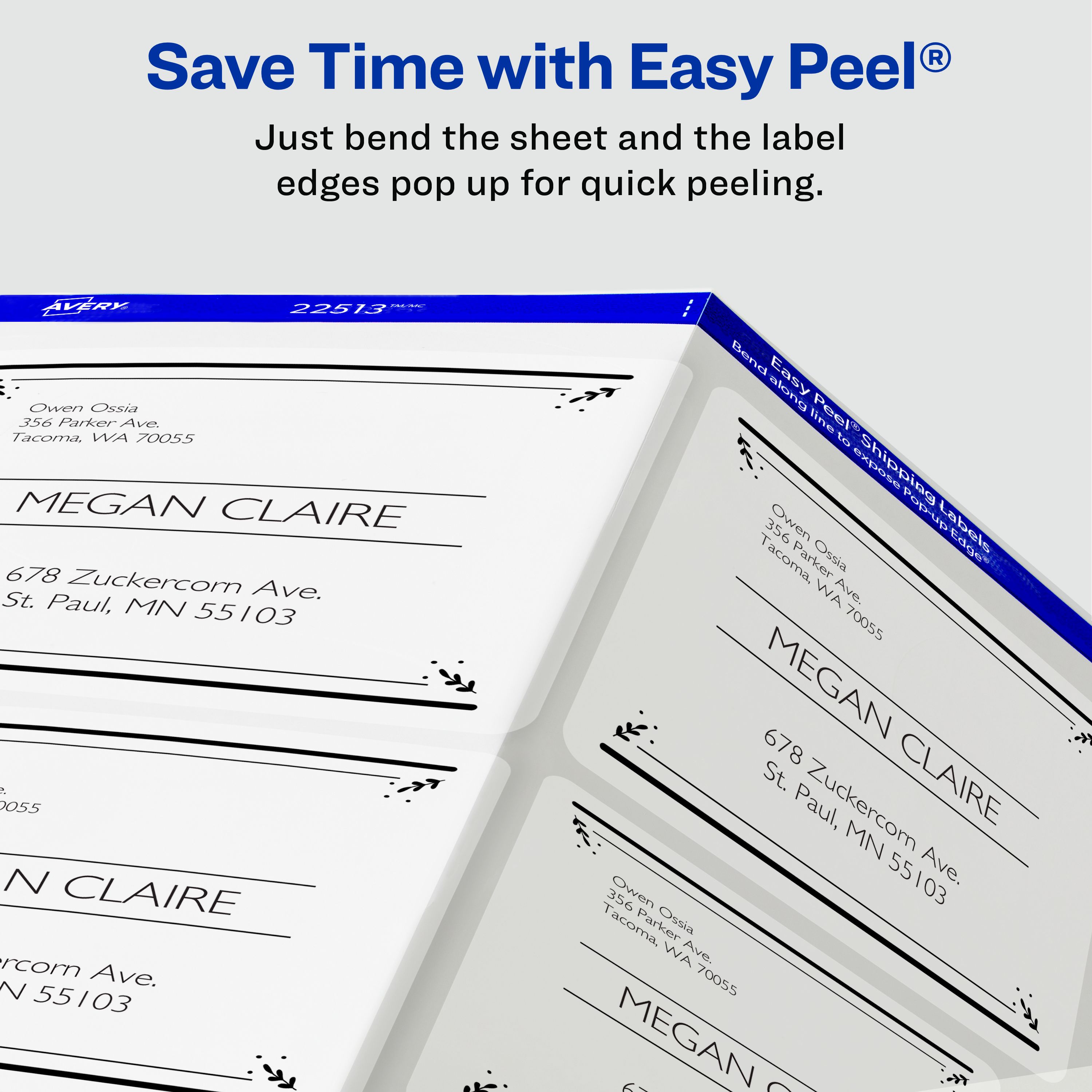 Easy Peel® Shipping Labels with Sure Feed™ 5664 | Avery